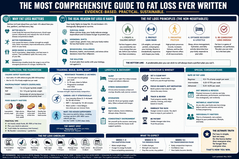 The Most Comprehensive Practical Guide to Fat Loss Ever Written | Blog