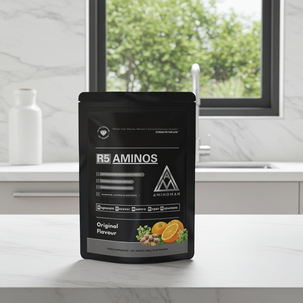 R5 Aminos | Natural Post-Workout Amino Recovery Blend – Amino Man R5 Aminos | Natural Post-Workout Amino Recovery Blend – Amino Man