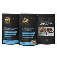 Supplements for women: combining high-strength Vitamin D3 & K2, multivitamin, fish oil. Supports immunity, energy, bone health and everyday vitality. By Amino Man.