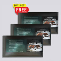 Omega 1400 Fish Oil Pouches - Buy 2, Get 1 FREE!  Black Friday Deal