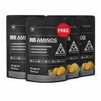 R5 Aminos – Natural Post-Workout Amino Recovery | Original Multi-Pack (Buy 3, Get 1 Free)