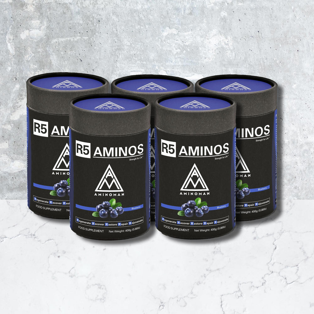 R5 Aminos | Recovery and Sleep Supplement x 5 Blueberry Multi-Pack