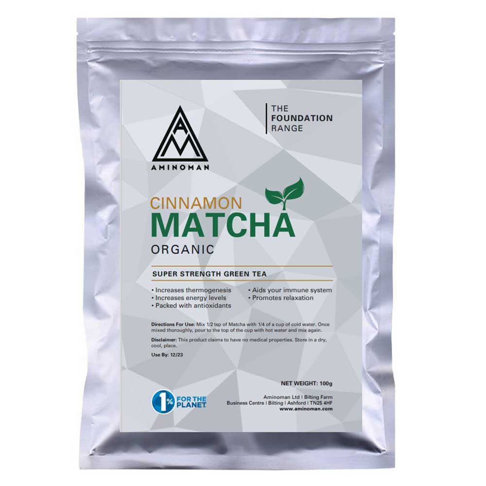 Cinnamon Matcha Green Tea Powder 100g (Organic)
