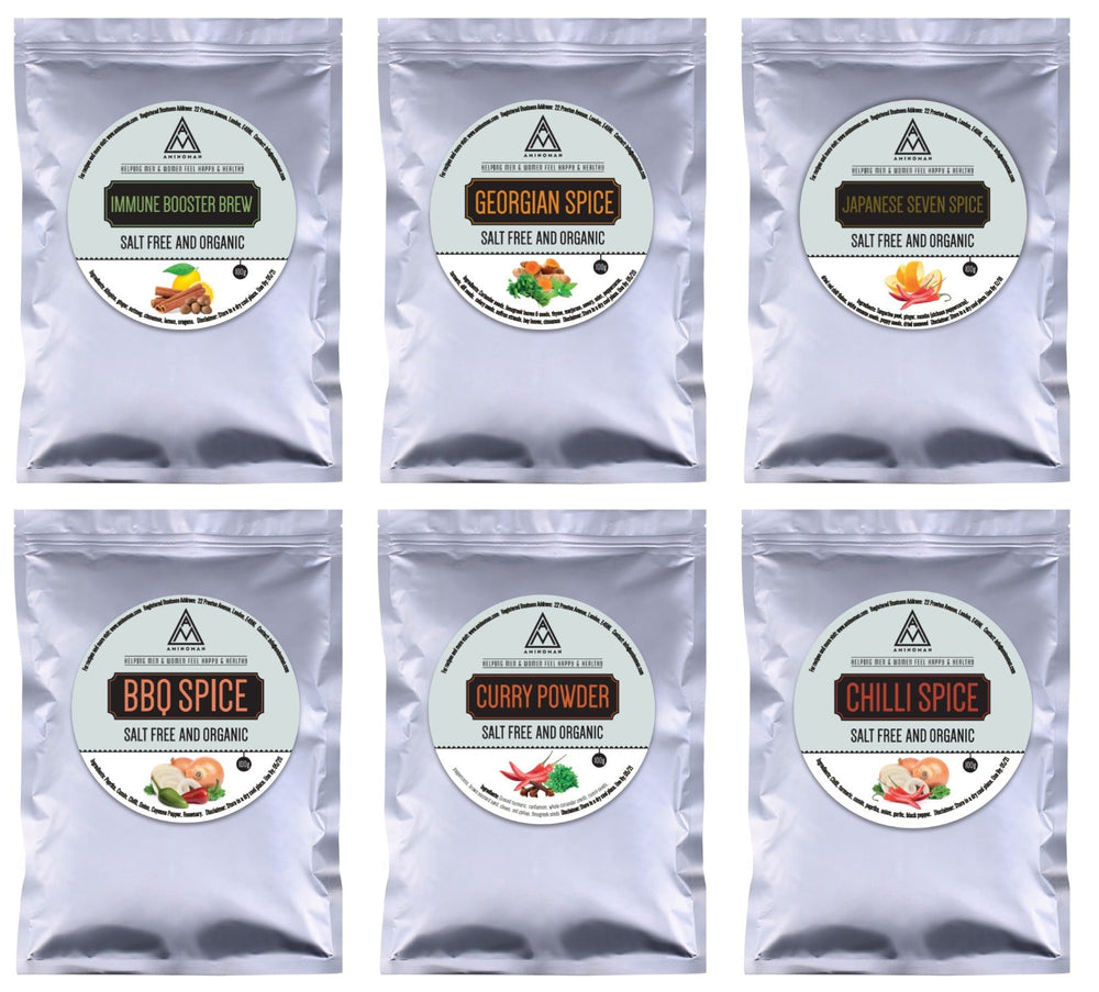 Organic Spice Mixes (400g bags)